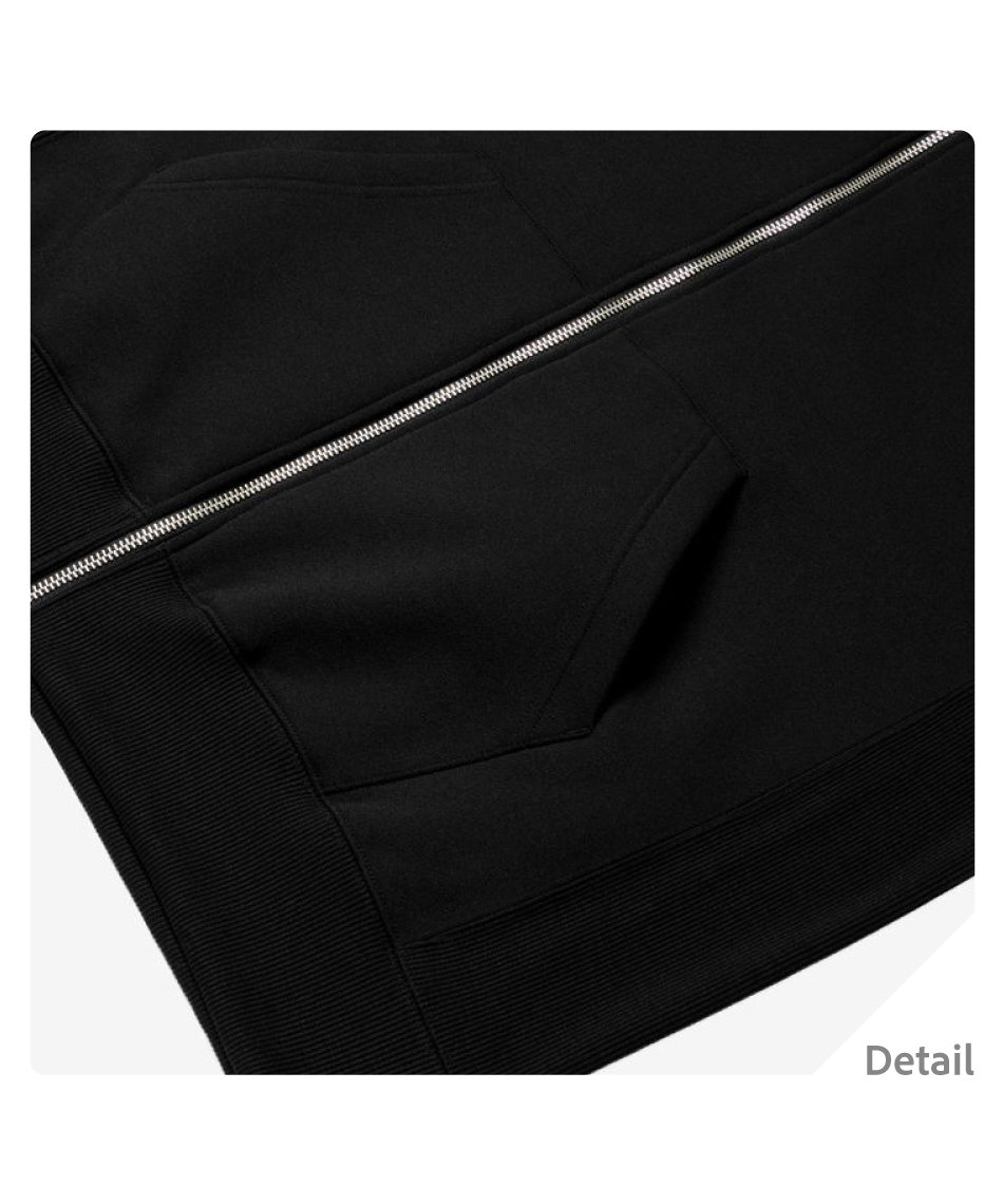 スウェットパーカー スクエアロゴフルジップ NT62349 K2 【国内正規品