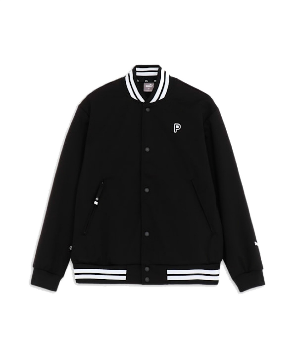 ゴルフウェア ブルゾン PC ストレッチ ウィンド ボンバー ジャケット