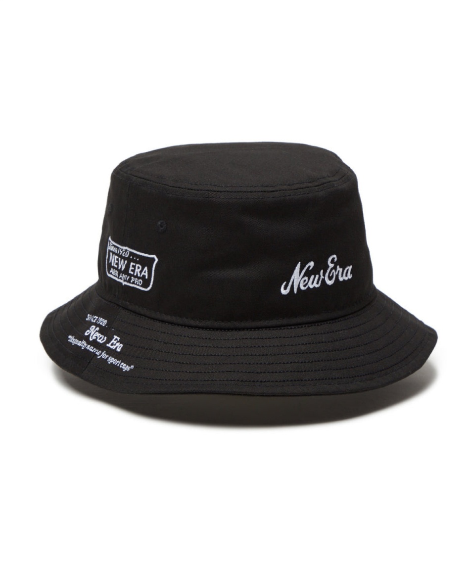 未使用級✨everyone エブリワン バケットハット ブラック L ennoy ニューエラ(NEW ERA) ゴルフ ハット バケット01 Archive Logo