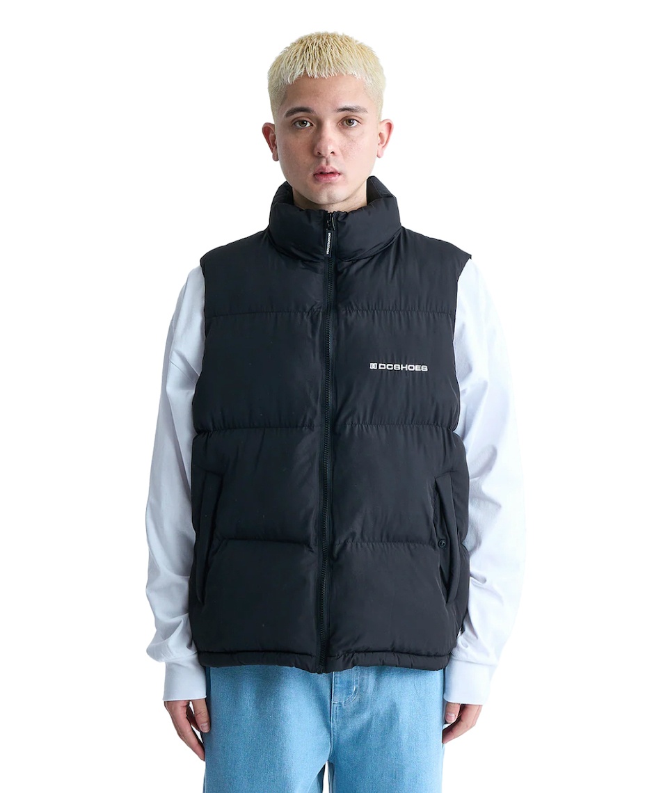 �l���|�C���g80pt �y���������z�f�B�[�V�[(DC) �x�X�g DC Shoes 24 PADDED VEST DJK244062 �����Y BLK XL