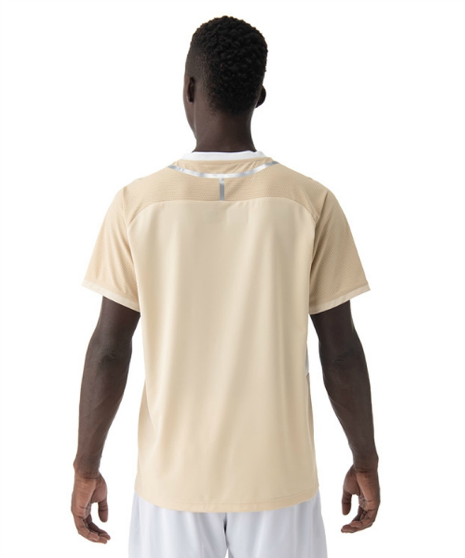 YONEX ゲームシャツ アイスベージュ L ヨネックス(YONEX) テニスウェア バドミントンウェア ゲームシャツ