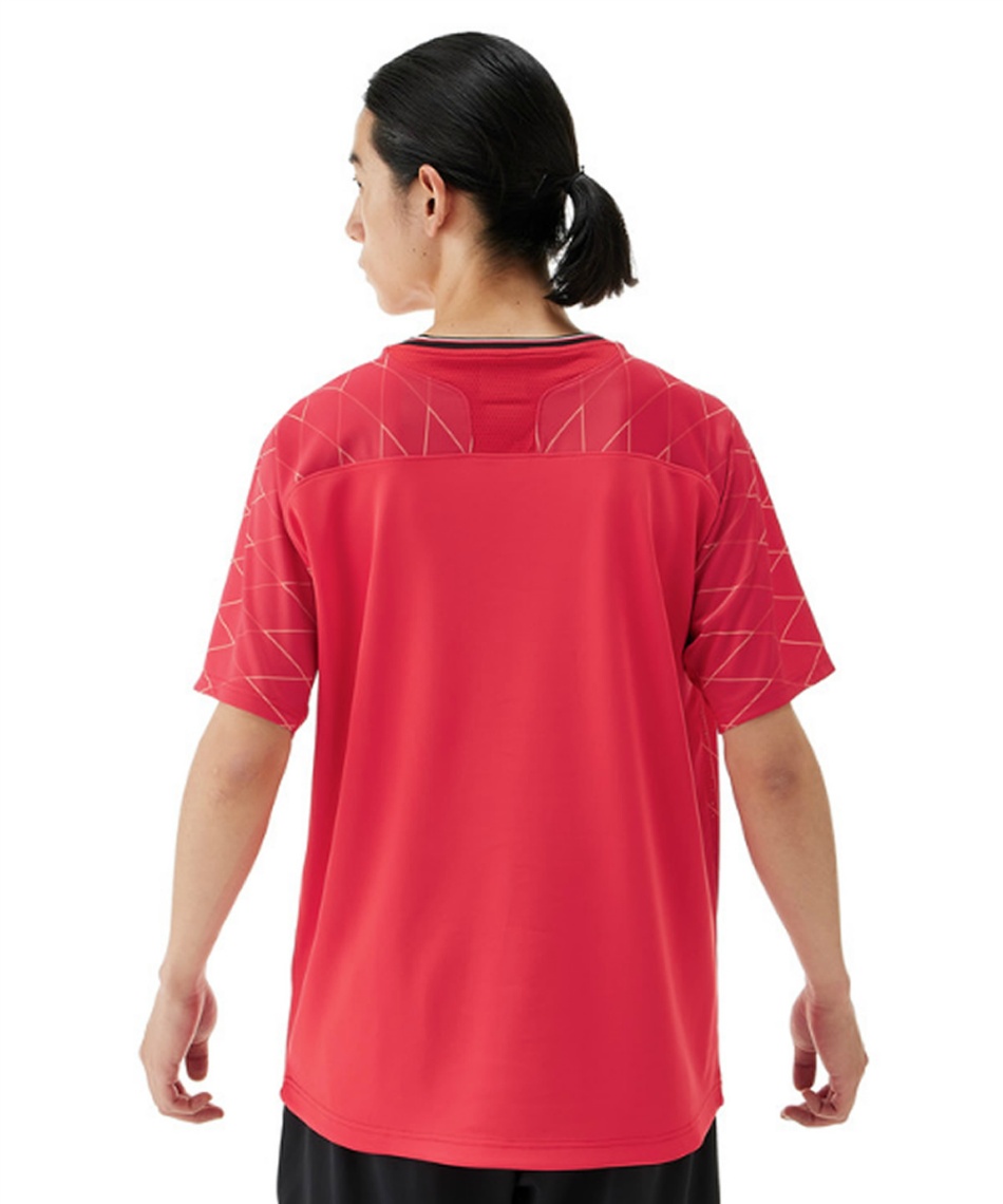 バドミントンゲームシャツ レッド JP SS YONEX10698(364) ウインザーオンラインショップヨネックス メンズゲームシャツ