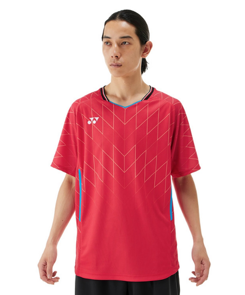 バドミントンゲームシャツ レッド JP SS YONEX10698(364) ヨネックス(YONEX) テニスウェア バドミントンウェア ゲーム