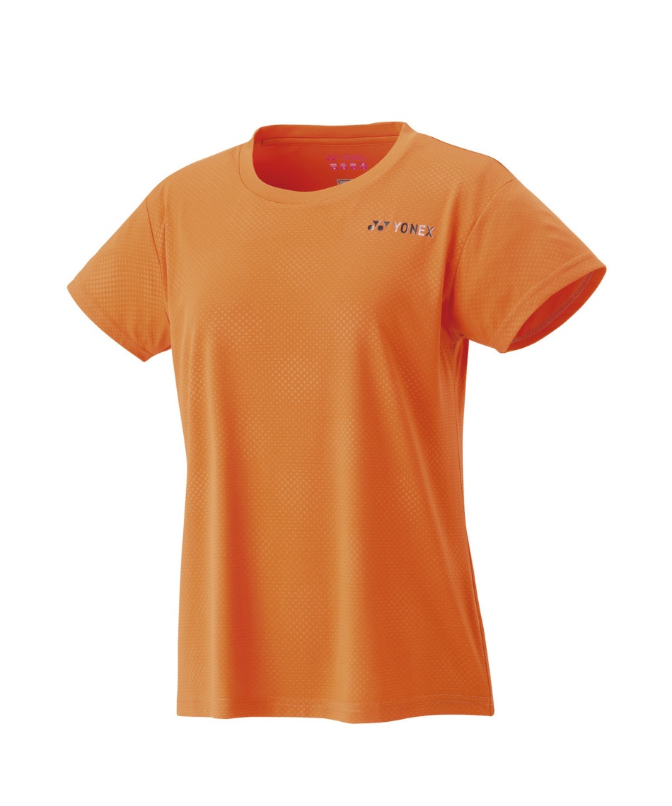 YONEX オレンジ Tシャツ　バドミントン　テニス ヨネックス(YONEX) テニスウェア バドミントンウェア Tシャツ 半袖