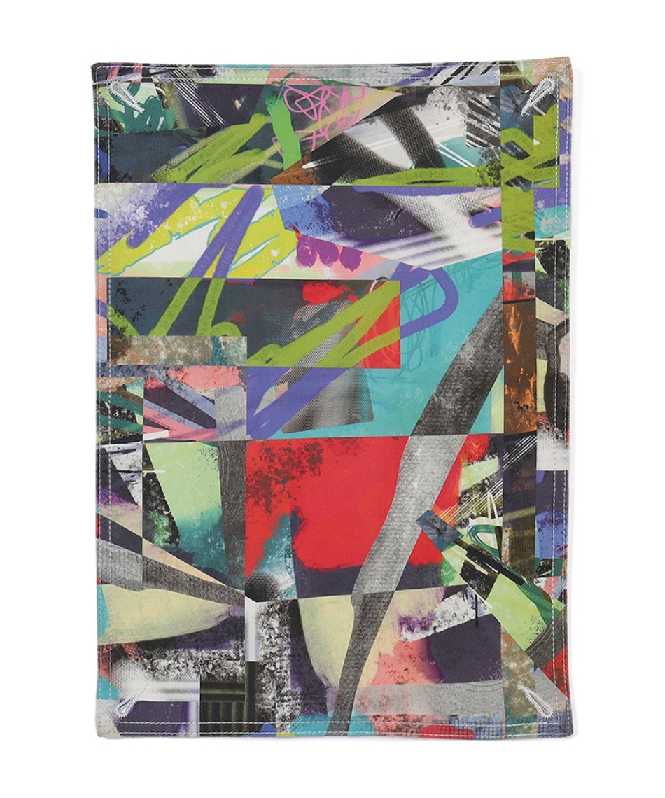 h.NAOTOxPlasticTreeコラボ ペイント加工ジャケット レア アウトドア ジャケット シンジロウタナカオーバーサイズド