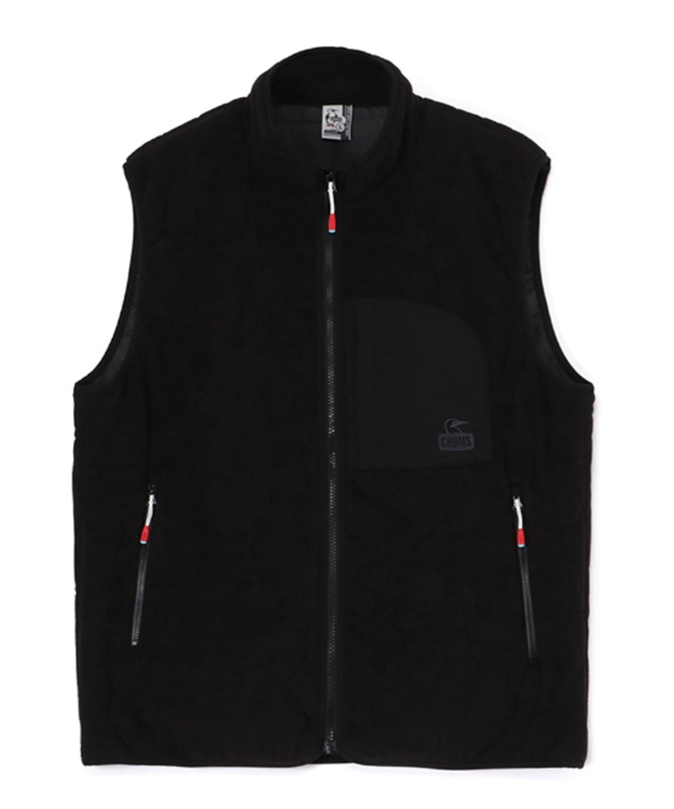 防水ジャケット ブービーステッチフリースベスト フリース