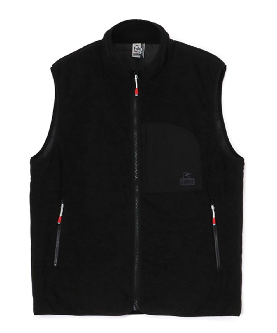 防水ジャケット ブービーステッチフリースベスト フリースジャケット