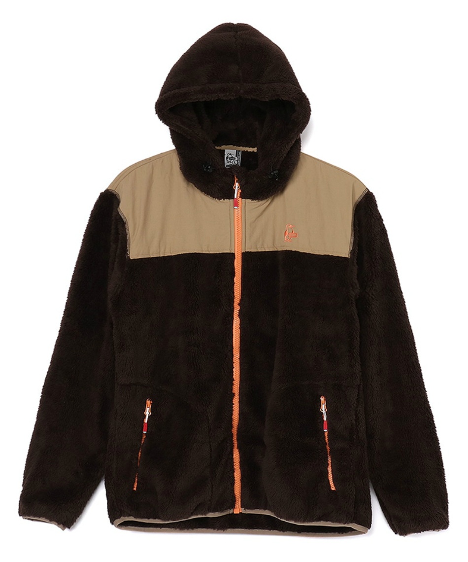l|Cg109pt 25% OFF^SALE yz`X(CHUMS) y10/3`10/20N[|Ώہz t[X WPbg Gt[XtWbvp[J[ Elmo Fleece Full Zip Parka CH04-1422 Y BR^Beige XL