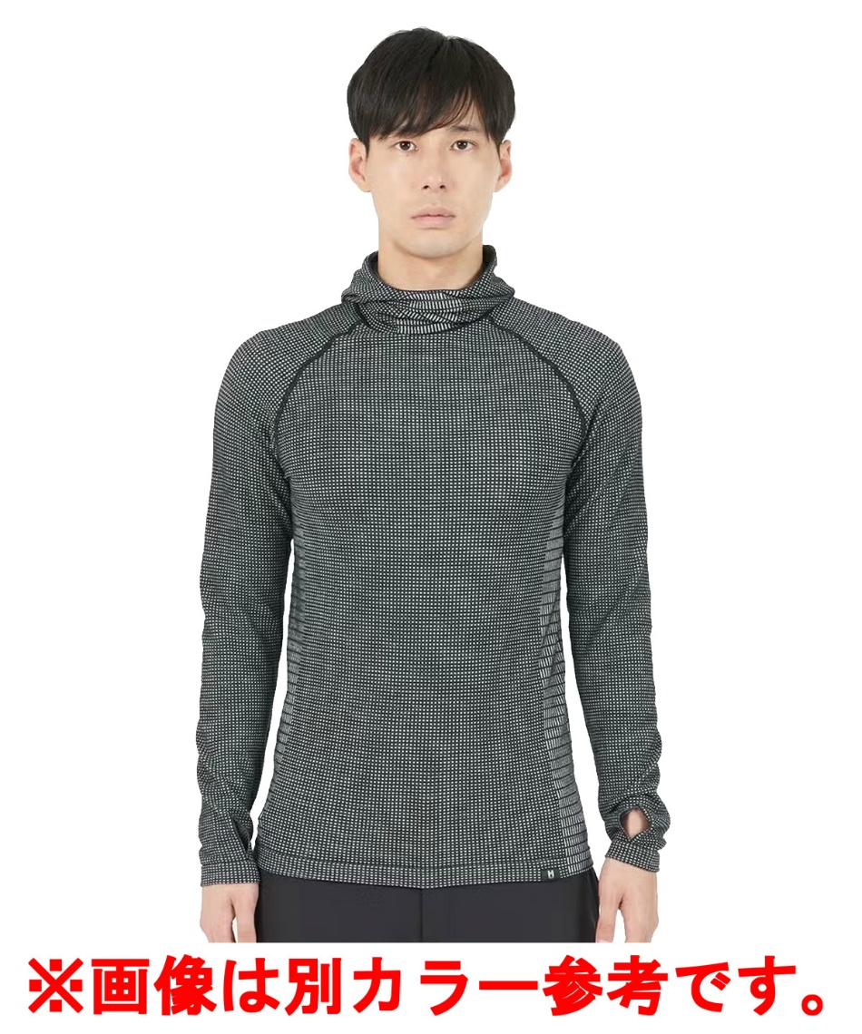 □ ミレー(MILLET) スウェットパーカー ワッフル ウール フーディ