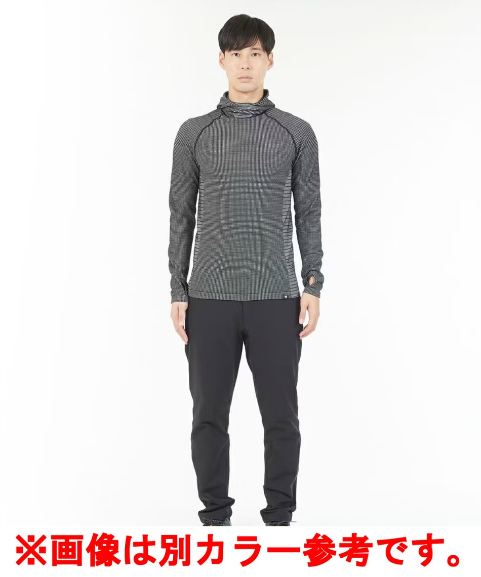 □ ミレー(MILLET) スウェットパーカー ワッフル ウール フーディ