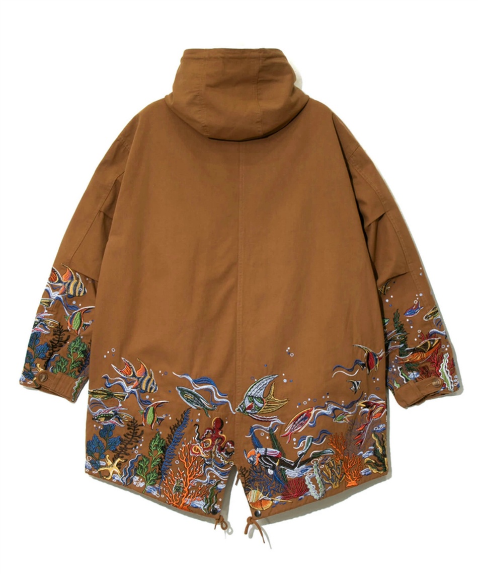 ゴースローキャラバン(Go Slow Caravan) コート ライトキャンバス