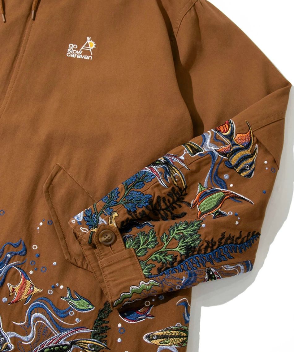 ゴースローキャラバン(Go Slow Caravan) コート ライトキャンバス