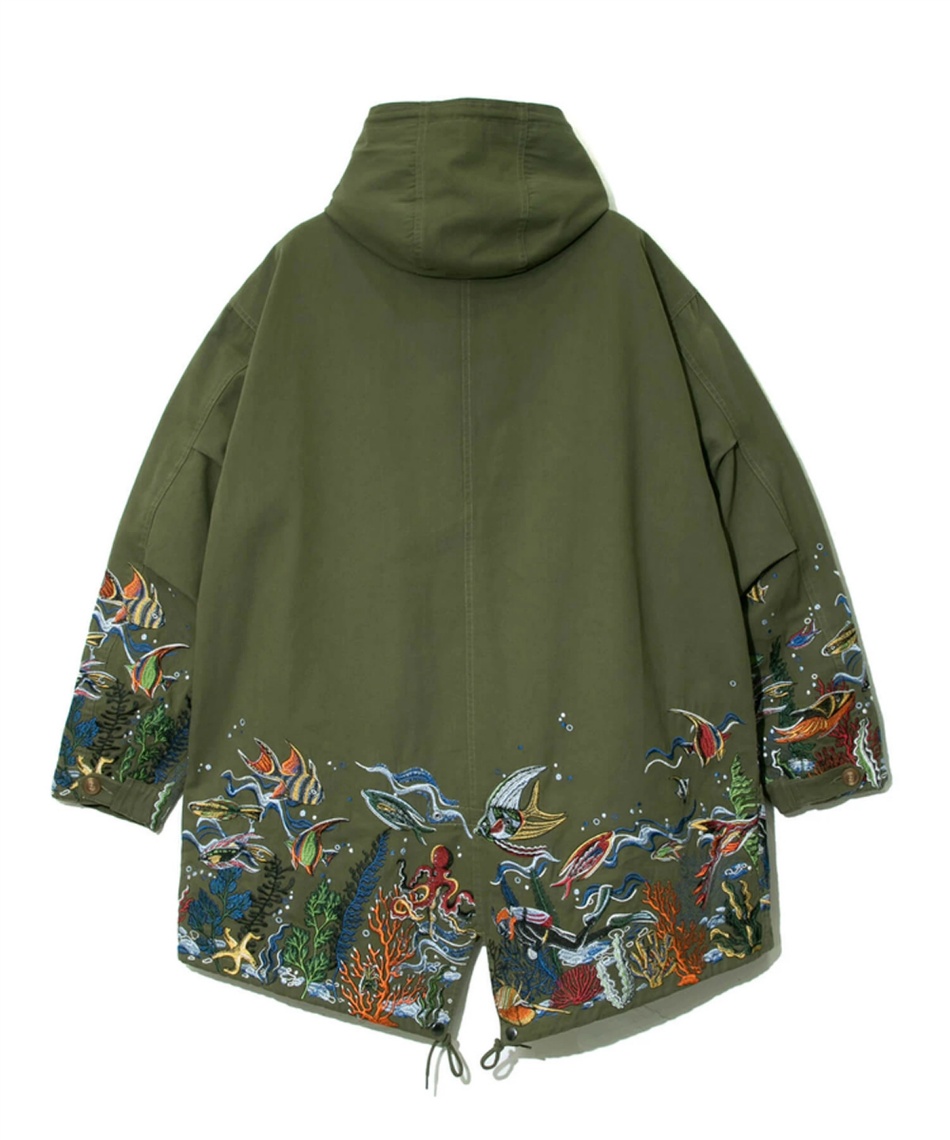 ゴースローキャラバン(Go Slow Caravan) コート ライトキャンバス