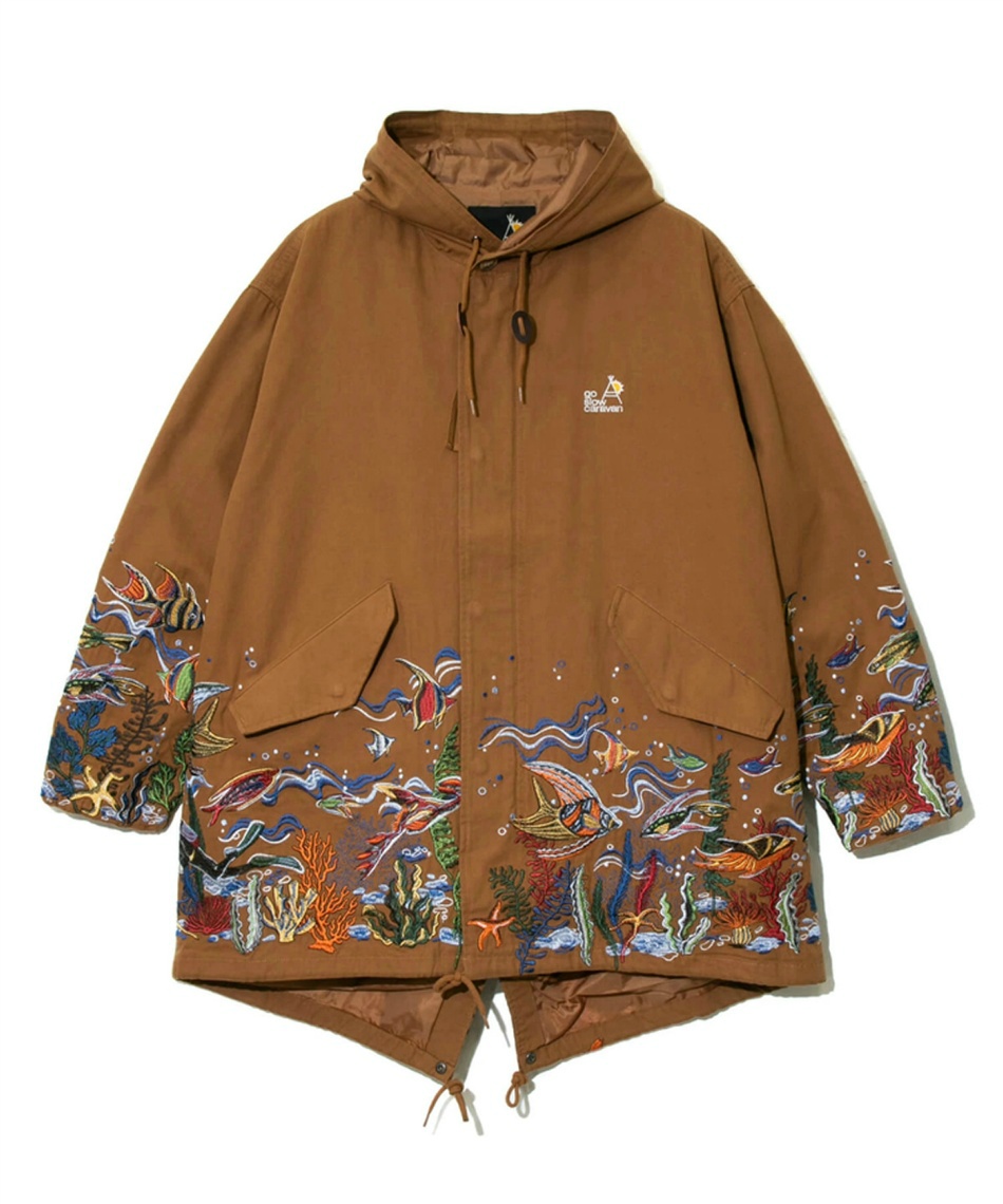 ゴースローキャラバン(Go Slow Caravan) コート ライトキャンバス