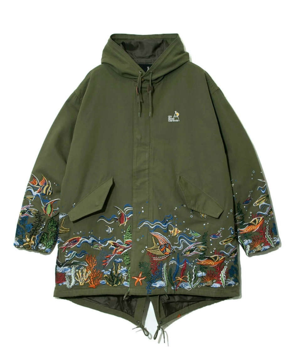 ゴースローキャラバン(Go Slow Caravan) コート ライトキャンバス