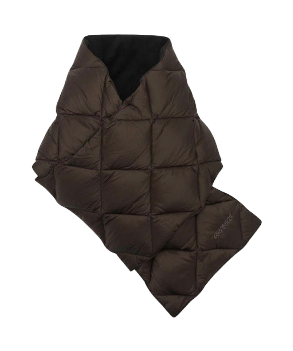 l|Cg46pt O~`(Gramicci) lbNEH[}[ Gramicci×TAION DOWN SCARF _EXJ[t G4FA-102-TG Y fB[X DARK BROWN F
