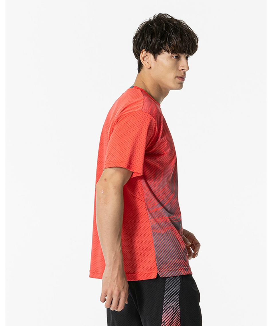 ミズノ(MIZUNO) バドミントンウェア ゲームシャツ ドライエアロフロー