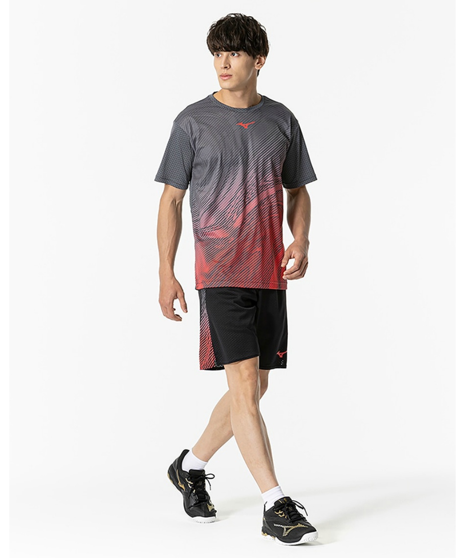 ミズノ(MIZUNO) バドミントンウェア ゲームシャツ ドライエアロフロー