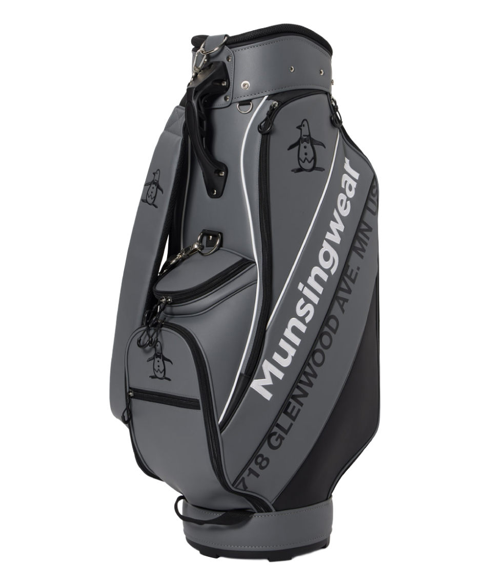 Munsingwear グレー キャディバッグ マンシング(Munsingwear) キャディバッグ MG5SCB05M 【2025年モデル