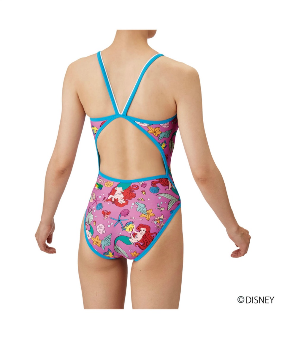 トレーニング水着 トレーニングワンピース アリエル総柄 AS5SWM56G