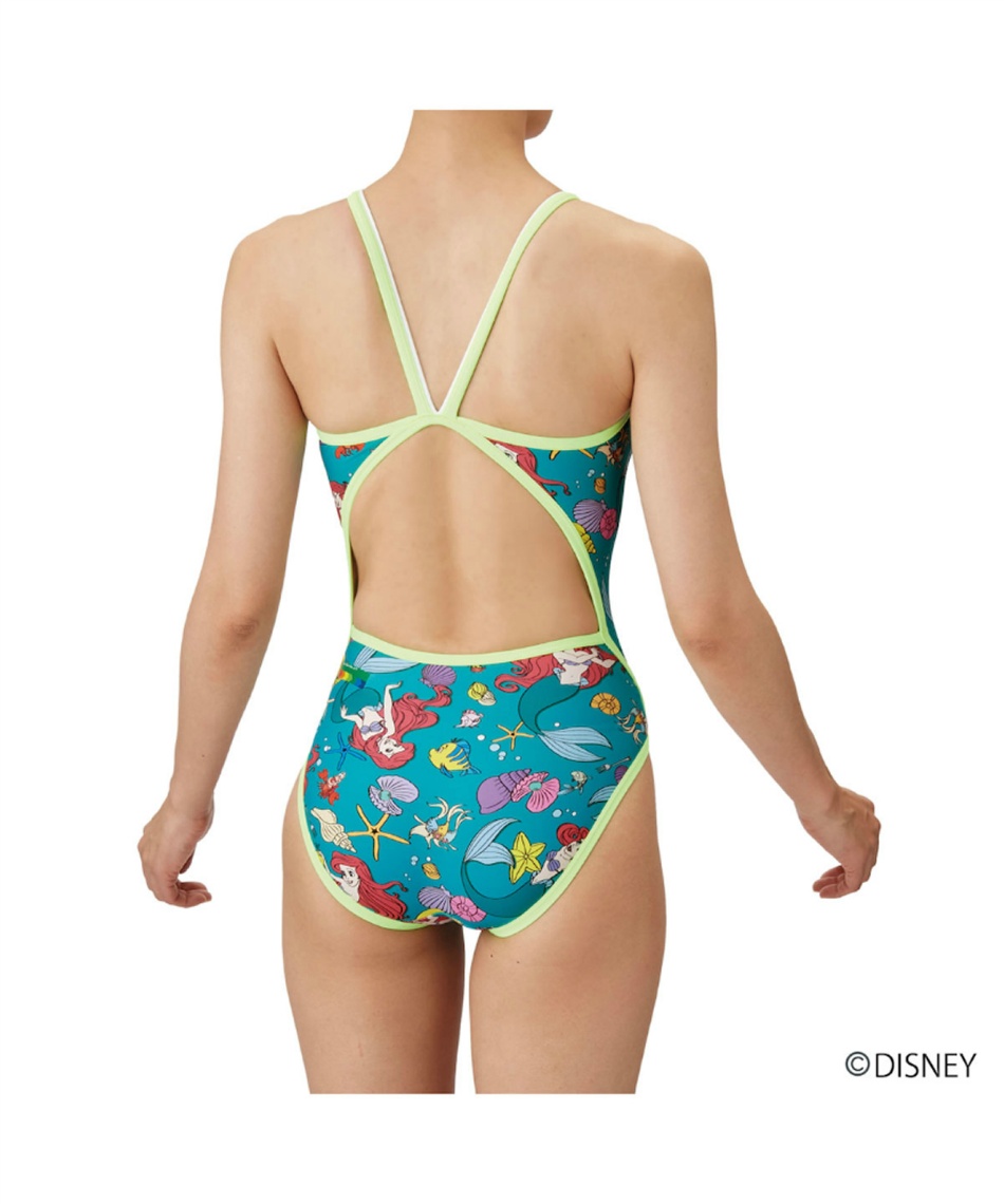 トレーニング水着 トレーニングワンピース アリエル総柄 AS5SWM56G