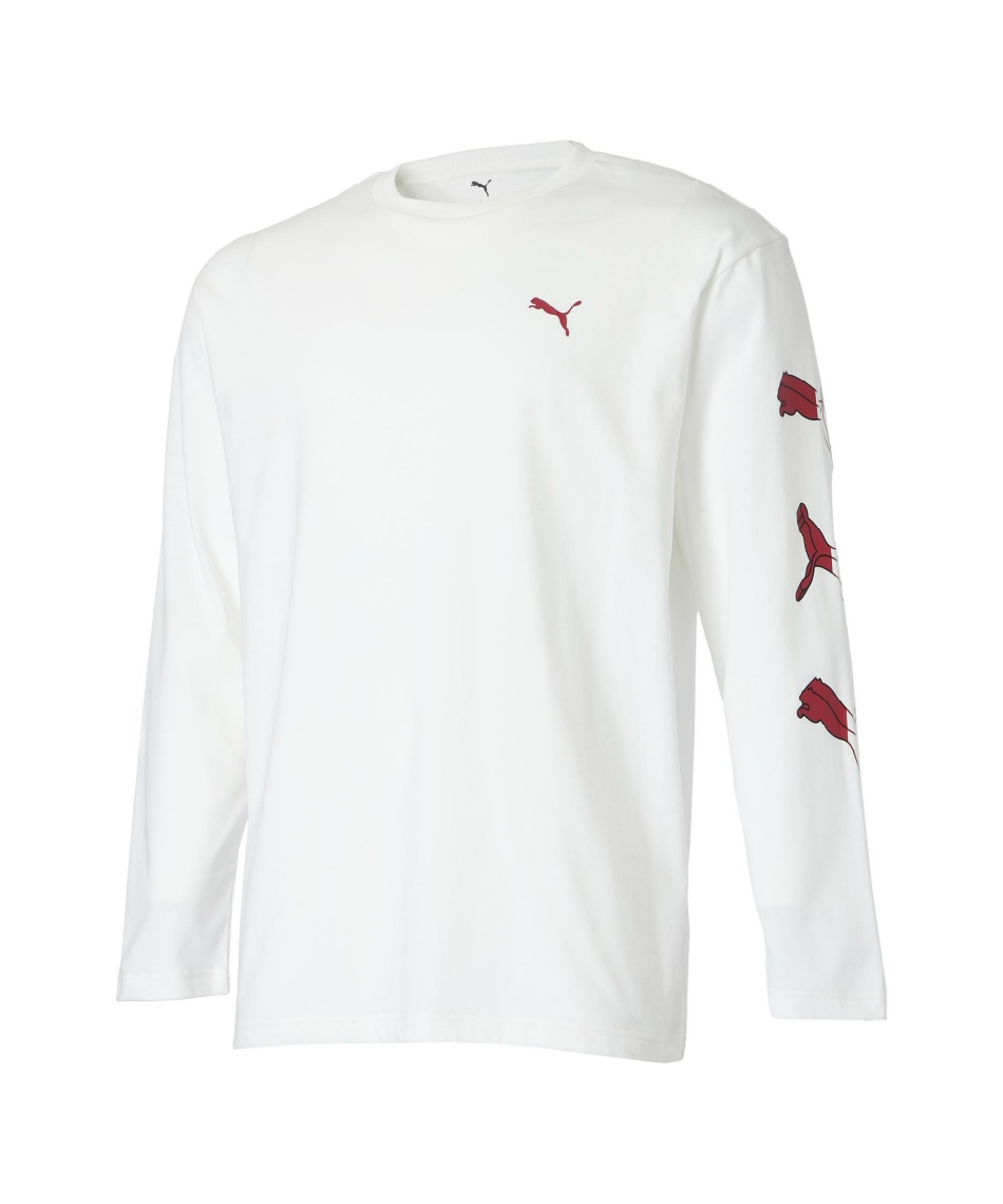 【未使用】イタリア代表　トレーニングシャツ　L　PUMA　プーマ　ホワイト 未使用】イタリア代表 トレーニングシャツ L PUMA プーマ