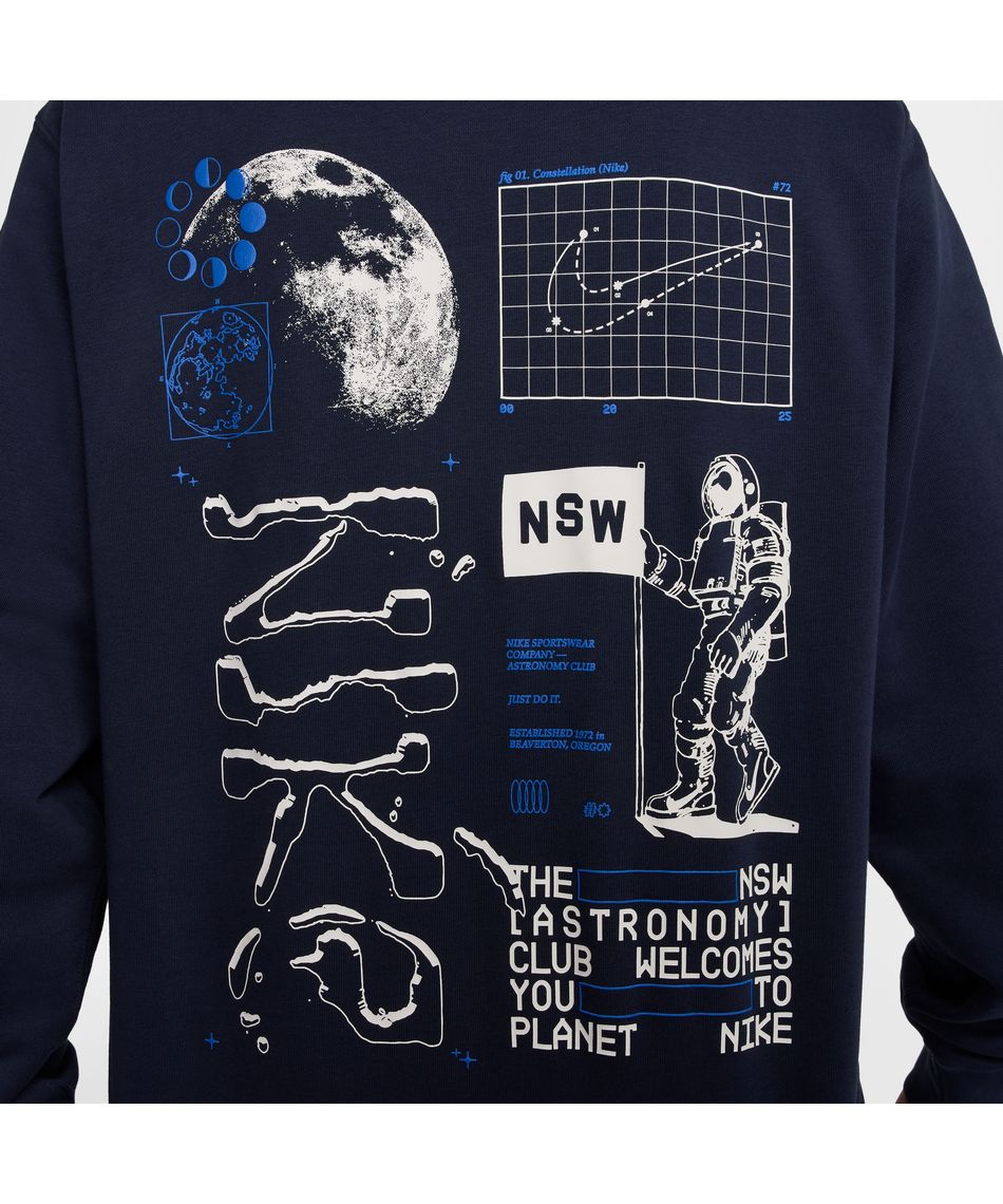 スウェットパーカー CLUB 裏毛フードスウェットMOON HQ8595-451