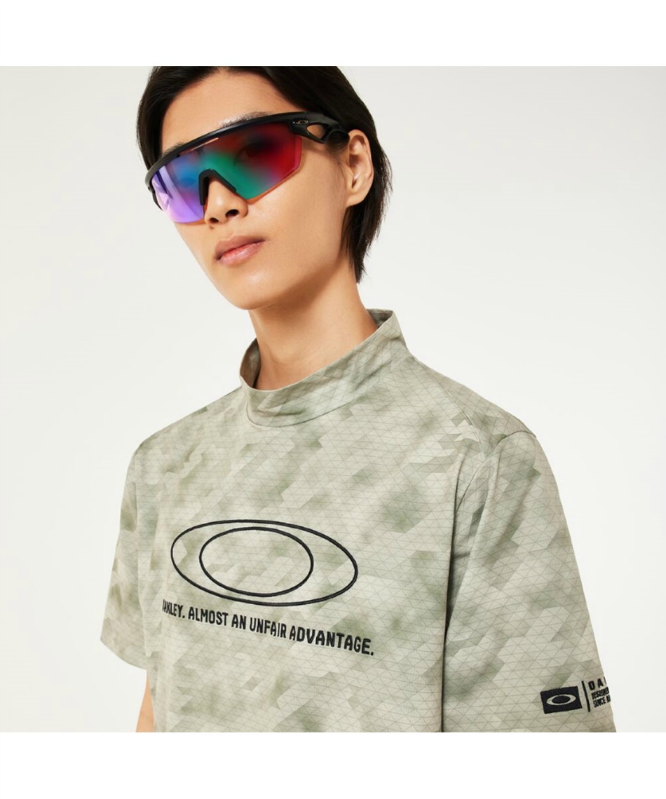 オークリー(OAKLEY) ゴルフウェア 半袖シャツ ビックロゴ半袖