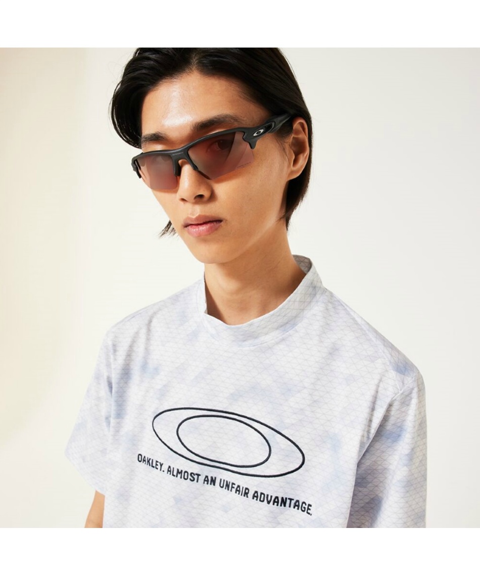 オークリー(OAKLEY) ゴルフウェア 半袖シャツ ビックロゴ半袖