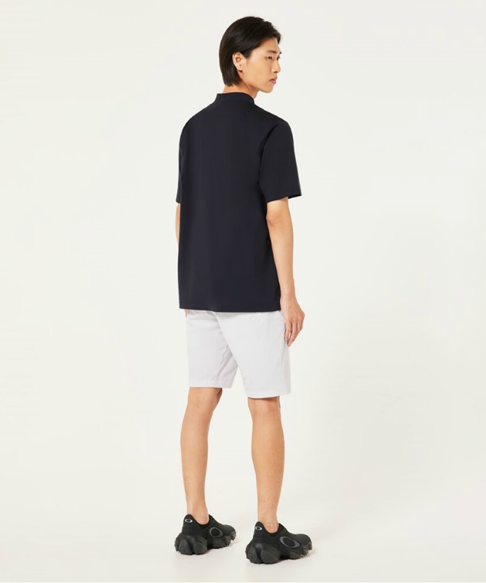新品　Sサイズ　オークリー　ゴルフ　半袖モックネックシャツ パンツ　セットアップ オークリー（OAKLEY）（メンズ）ゴルフウェア 吸汗速乾 接触冷感