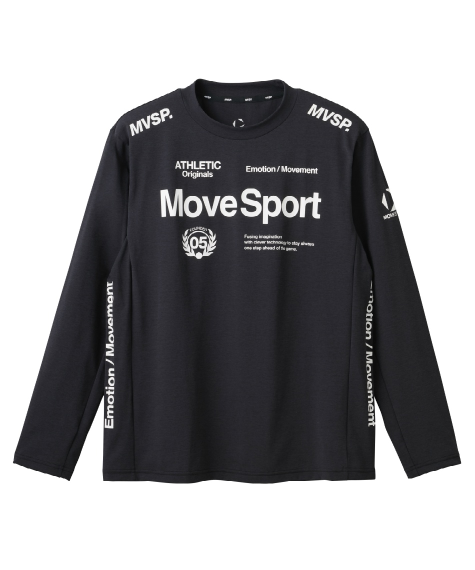 MOVE SPORT JAPAN GAMES 国体シャツ 黒 ムーブスポーツ MoveSport ロングスリーブシャツ -デサントストア