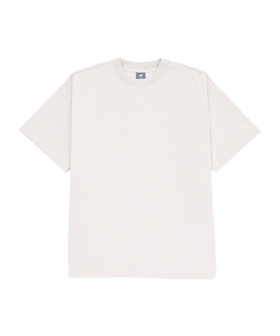 Tシャツ 半袖 オーバーサイズ ブロックロゴ機能Tシャツ AMT51509