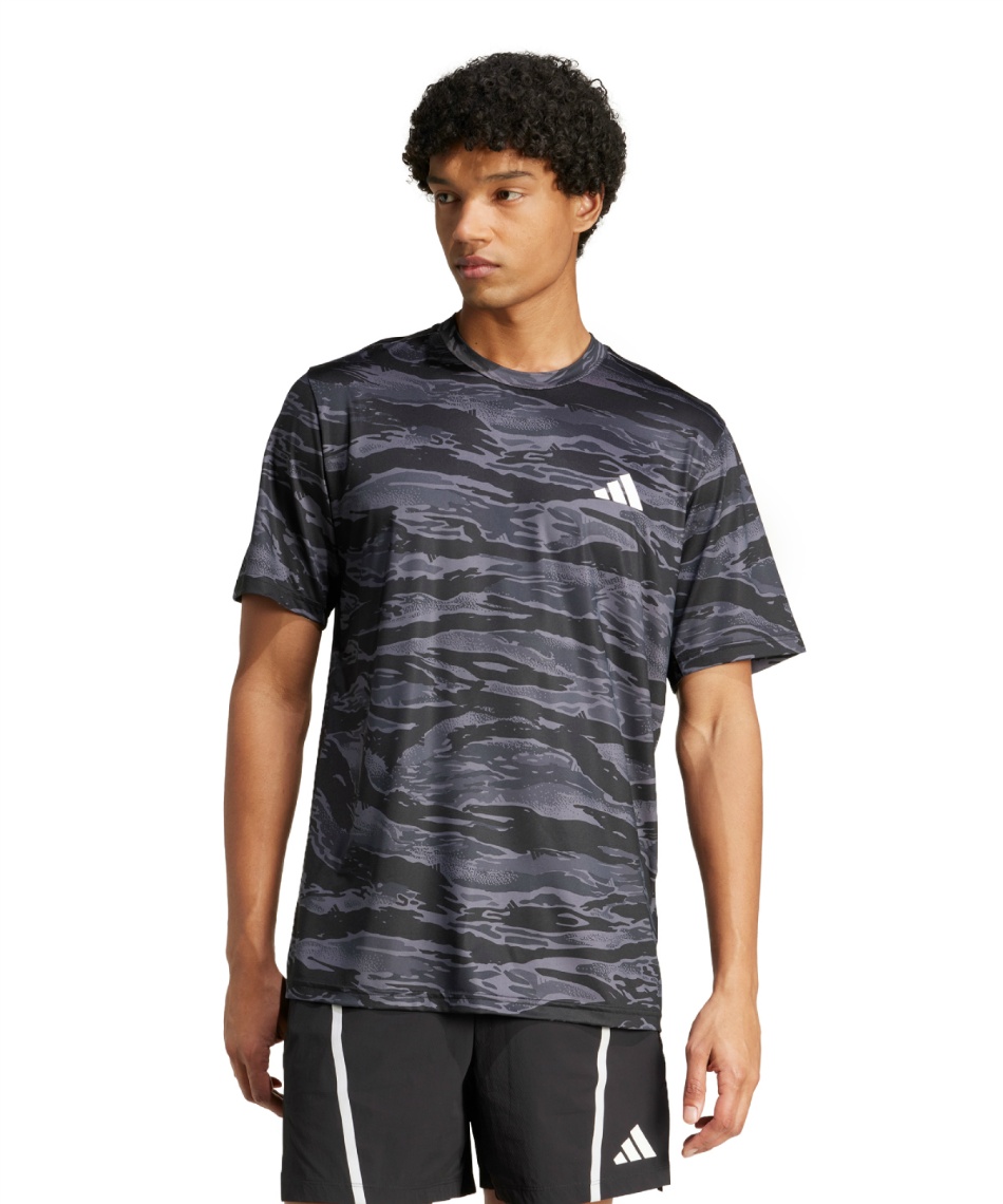 Tシャツ 半袖 トレイン エッセンシャルズ カモ AOP 半袖Tシャツ KQC46