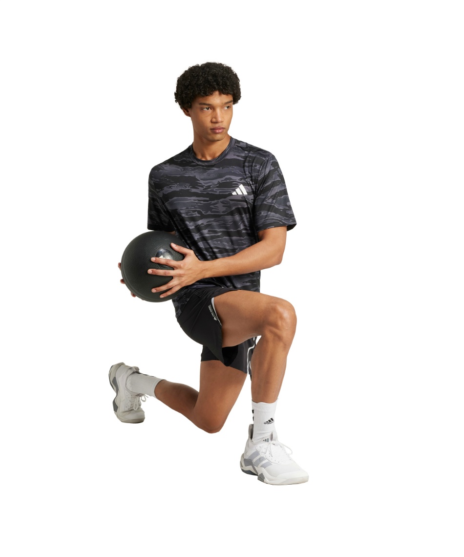 アディダス(adidas) Tシャツ 半袖 トレイン エッセンシャルズ カモ AOP 半袖Tシャツ KQC46-JN5953 3