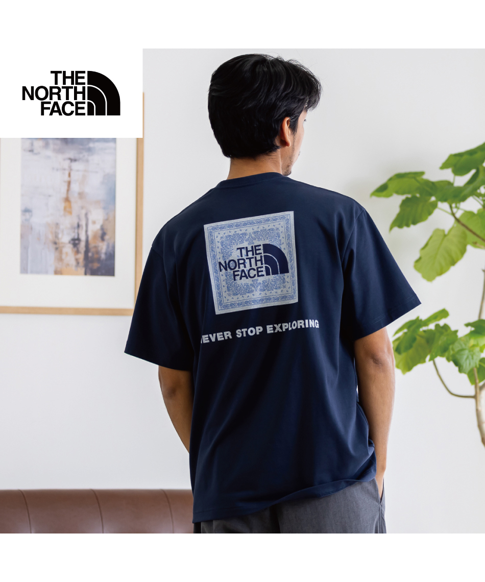 Tシャツ 半袖 SS BD SQAR LOGO T ショートスリーブバンダナ