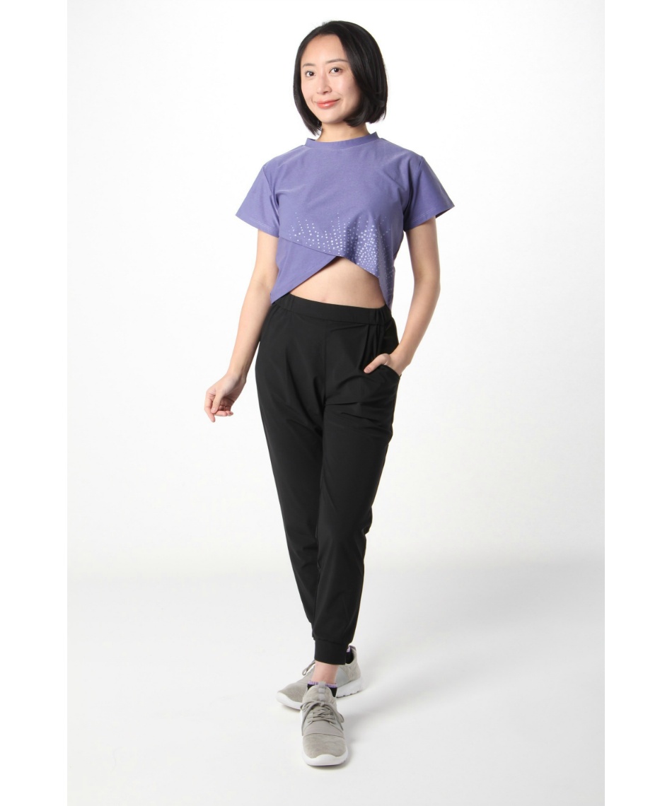 シンガーソングライター　美波　スウェットパンツ アンドライフ(&life) ロングパンツ 冷感ナイロンロングジョガー