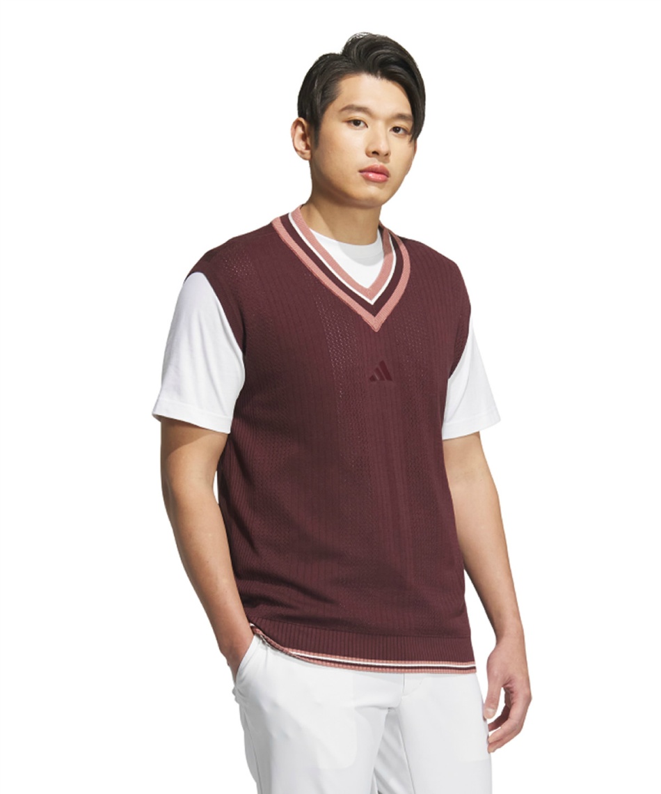 アディダス(adidas) ゴルフウェア ニットベスト ビヨンド ザ コース