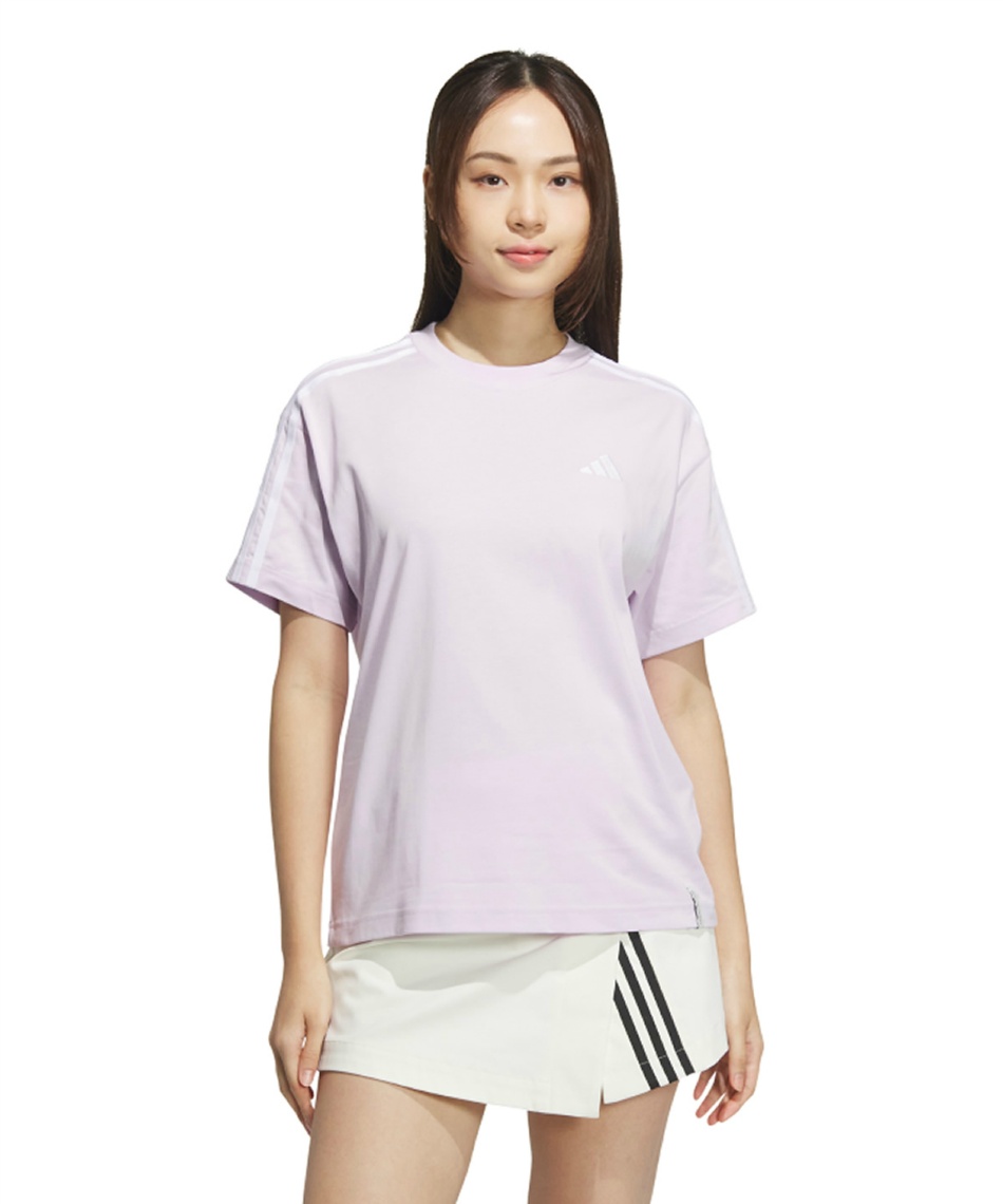 Tシャツ 半袖 エッセンシャルズ プラス スリーストライプス 半袖T