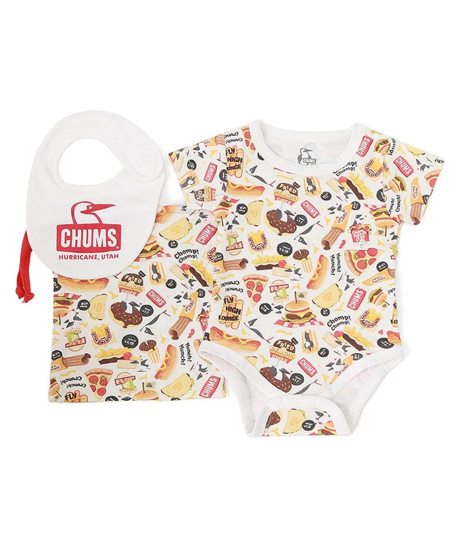 獲得ポイント48pt 22% OFF/SALE チャムス(CHUMS) スタイ ベビーパターンドギフトセット CH27-1036 ジュニア Fast Food 80