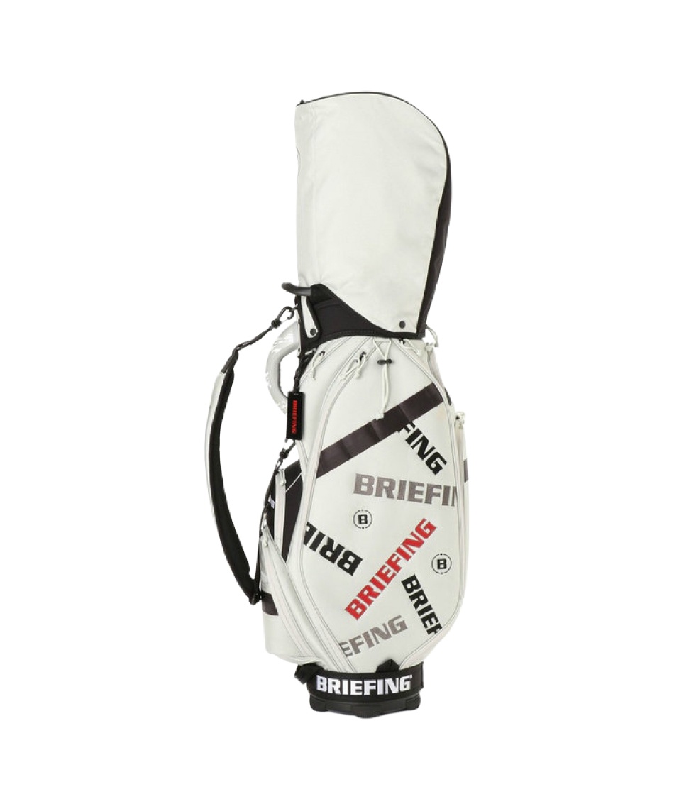 BRIEFING - ブリーフィング　カートバッグ　ホワイト　未使用品 BRIEFING GOLF 正規品 ブリーフィング ゴルフ カートバッグ