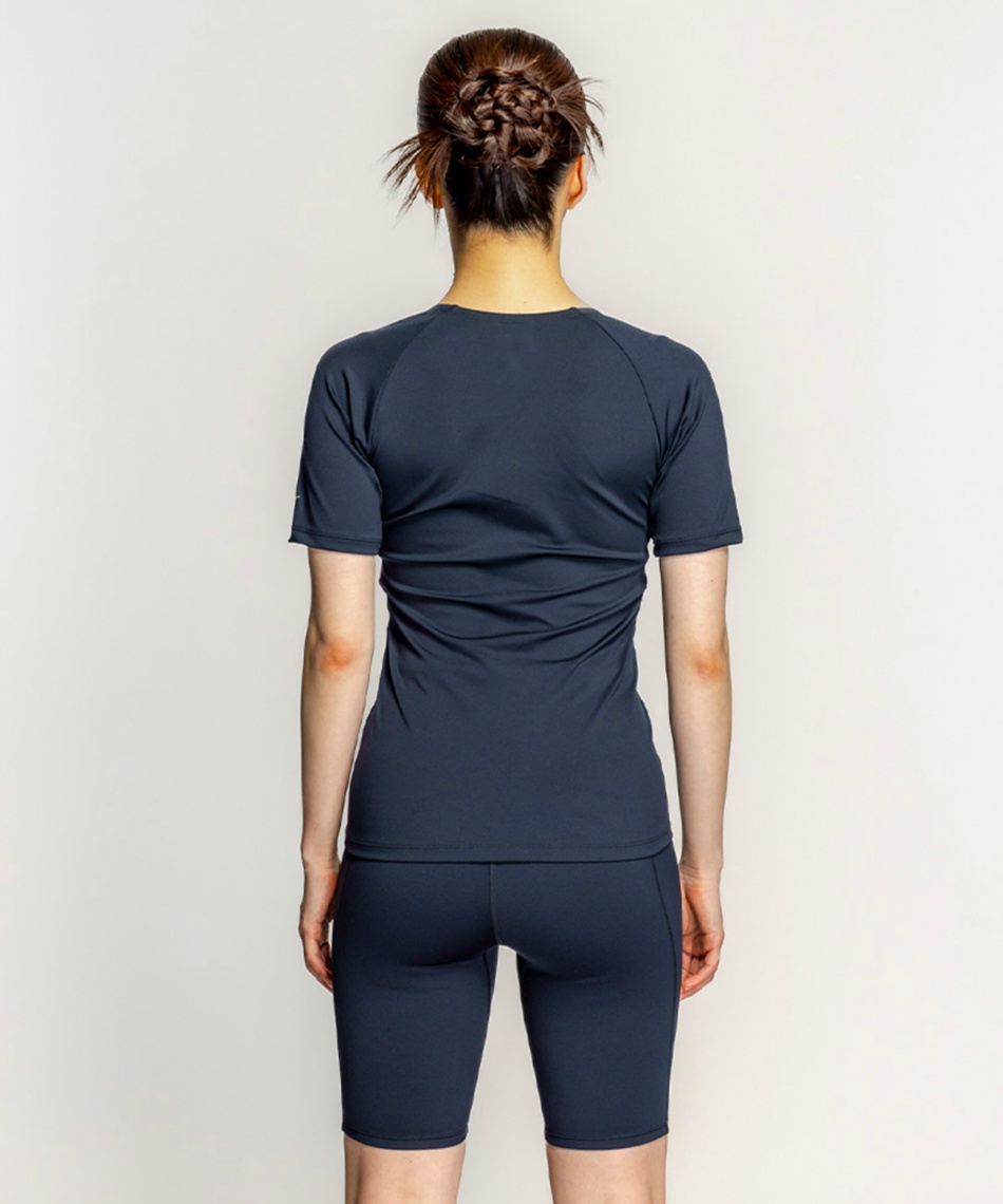 △ ナイキ(NIKE) フィットネス水着 セパレート フルジップ半袖