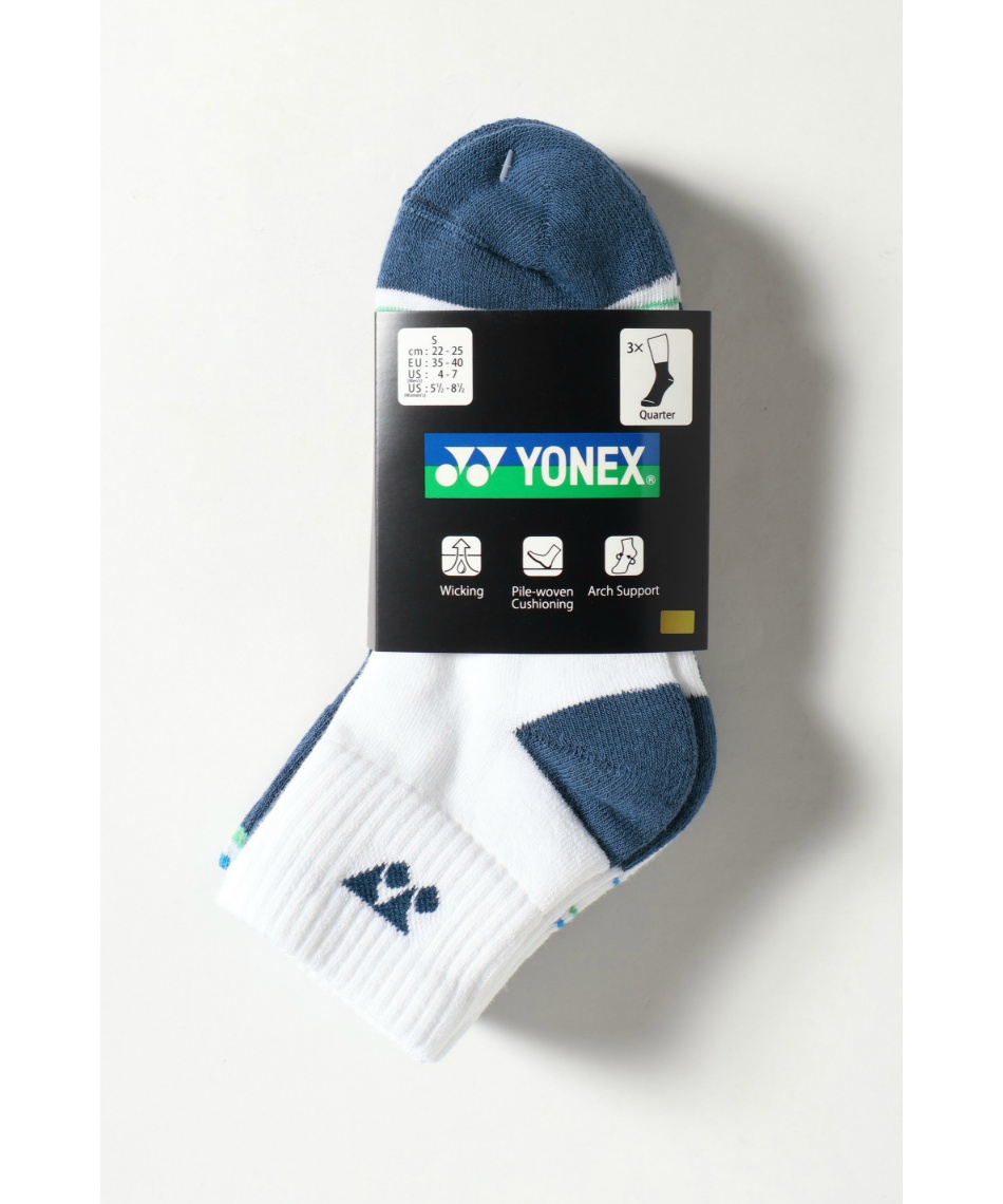 ヨネックス(YONEX) アンクルソックス 3足組 限定ウィメンズアンクル