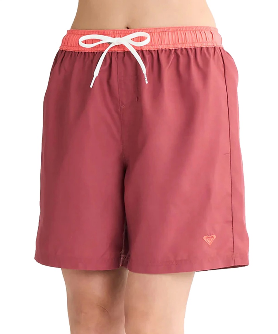 秋冬 新品 ロージーモンスター✨POSY ポジー バルーン ショートパンツ 赤 ロキシー(ROXY) サーフパンツ ショート LUNCH CALM COLOR ウィメンズ