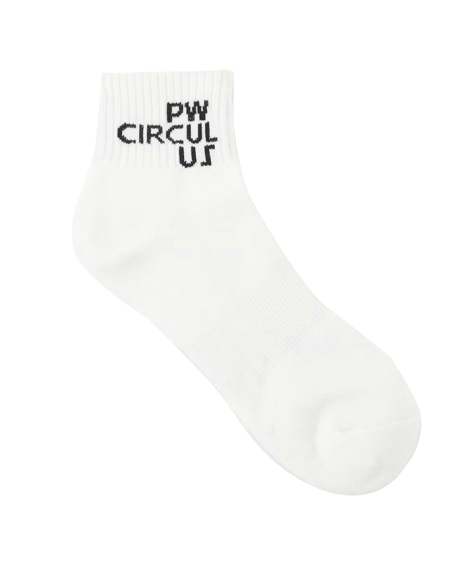ピーダブリュサーキュラス(PW CIRCULUS) ゴルフ ソックス ブランドロゴ
