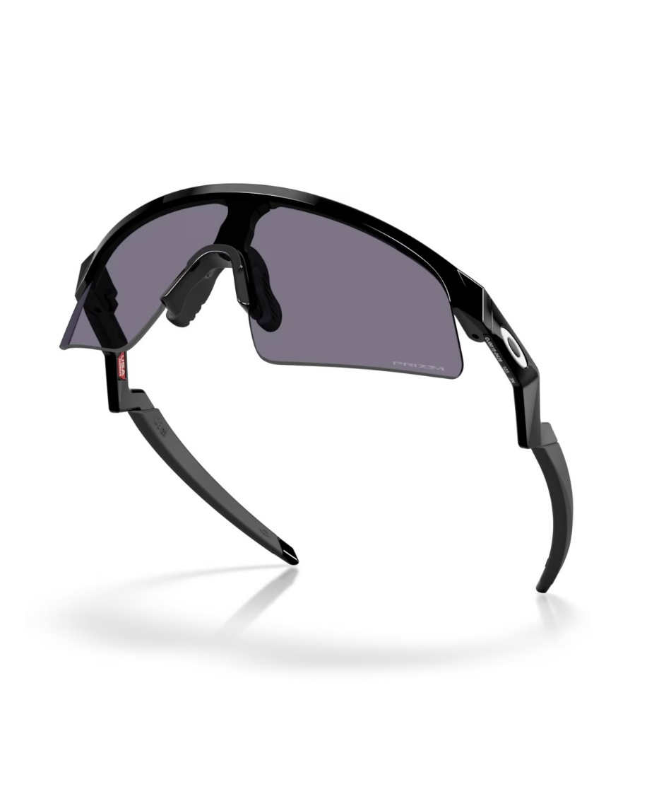 Oakley スポーツサングラス ラメ入りブラック オークリー(OAKLEY) サングラス Resistor Sweep Youth Fit 90150428