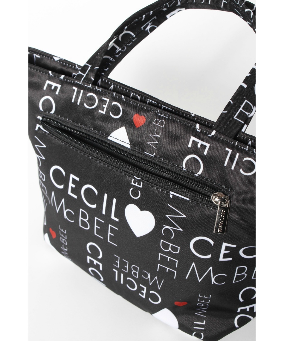 セシルマクビー グリーン(CECIL McBEE green) トートバッグ LOGO