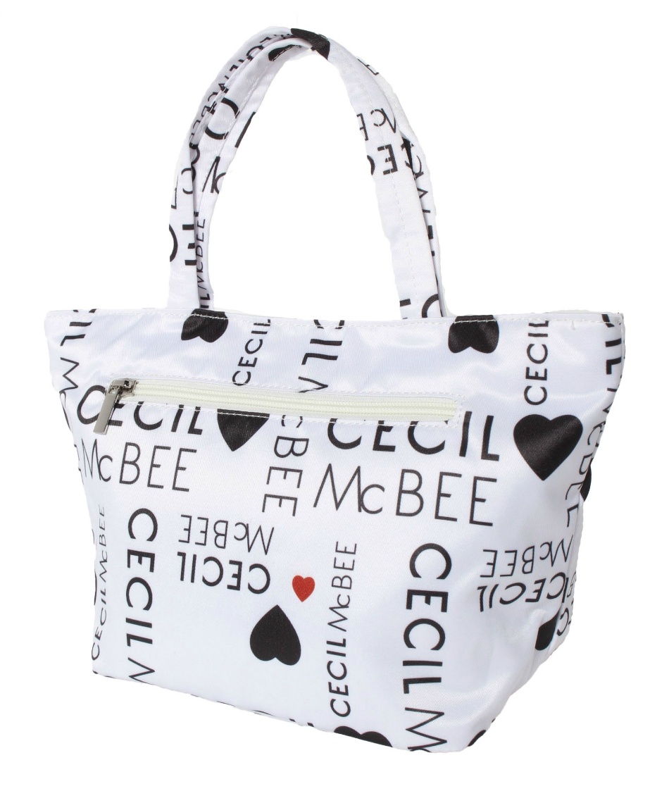 セシルマクビー グリーン(CECIL McBEE green) トートバッグ LOGO