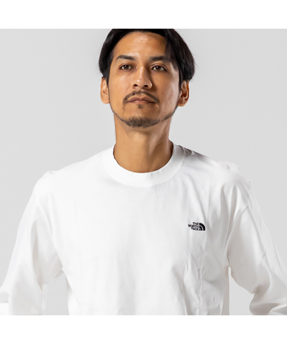 Tシャツ 長袖 ロングスリーブフラッシュドライヌプシコットンティー