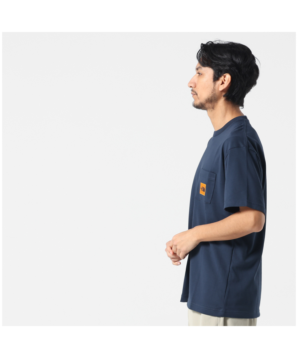 Tシャツ 半袖 ショートスリーブスクエアロゴポケットティー NT82541-UN