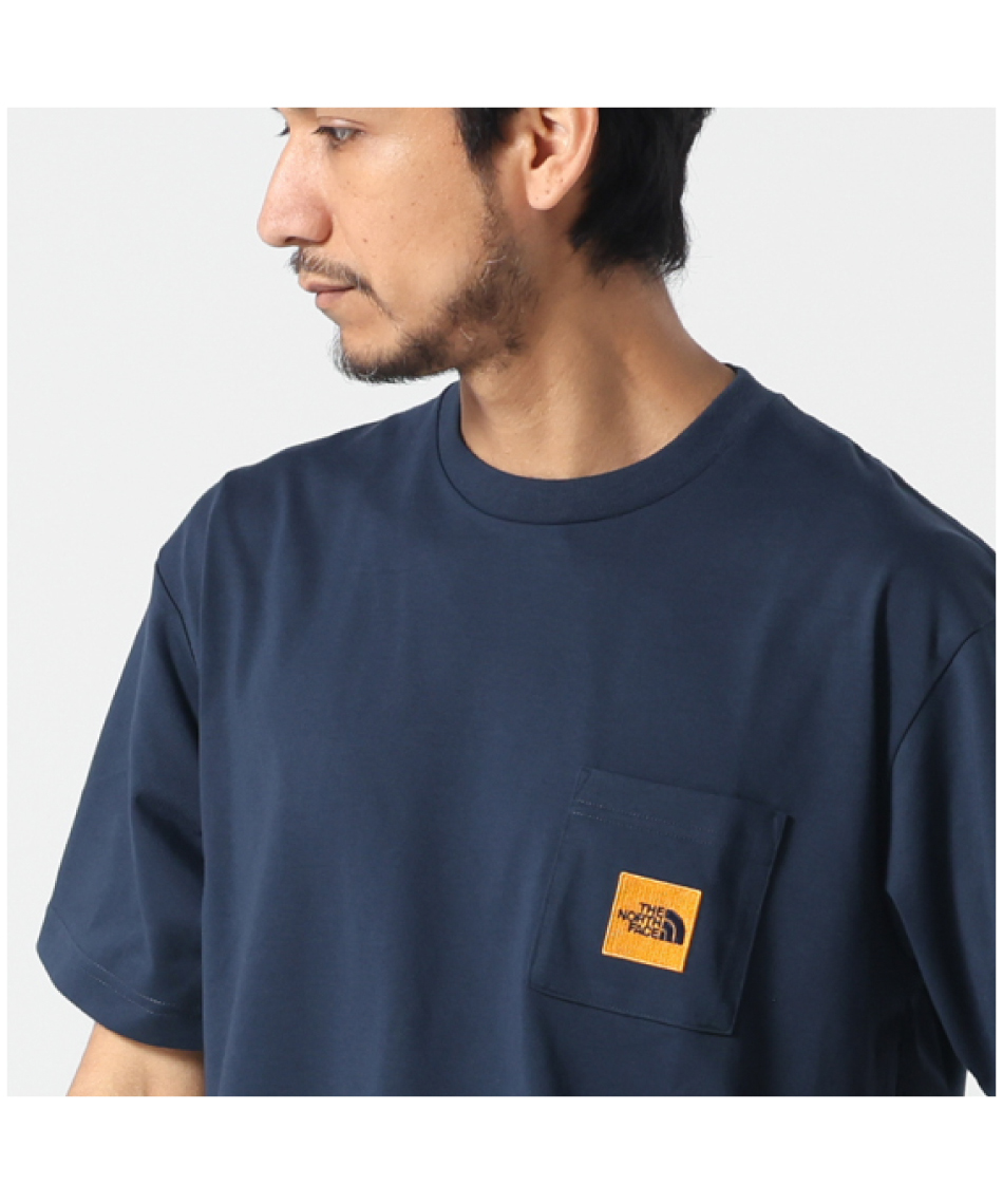 Tシャツ 半袖 ショートスリーブスクエアロゴポケットティー NT82541-UN